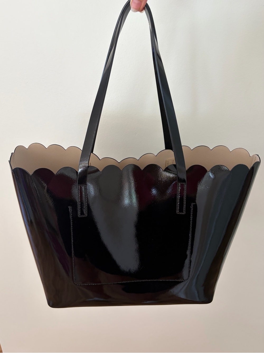 Kate Spade Lilly Avenue Carrigan Tote (Black Scalloped Patent) - Picture 5 of 6